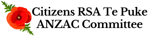 Citizens RSA Te Puke ANZAC Committee logo