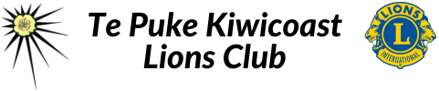 Te Puke Kiwicoast Lions logo